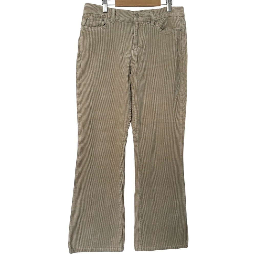 Lauren Jeans Co. Ralph Lauren Corduroy Pants 6 Beige Classic Bootcut Y2K Stretch